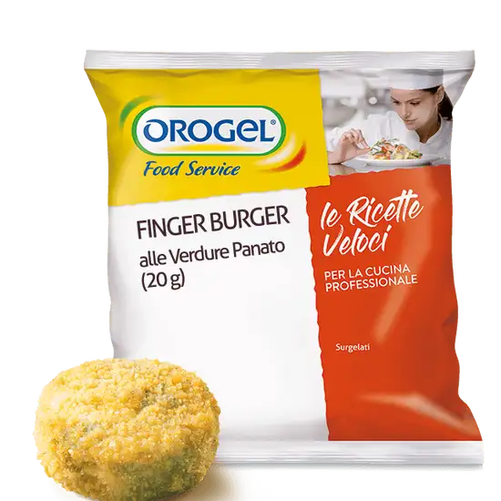 Pack - Breaded Veggie Finger Burger (20g)