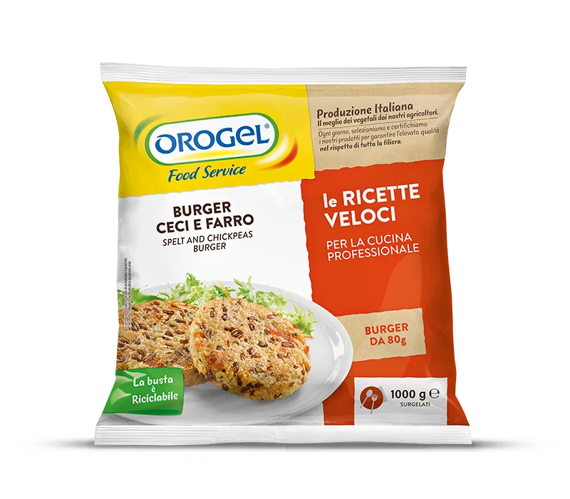 Pack - Burger con Ceci e Farro