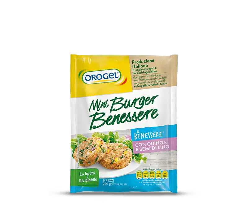 Pack - Mini Burger Benessere con quinoa e semi di lino